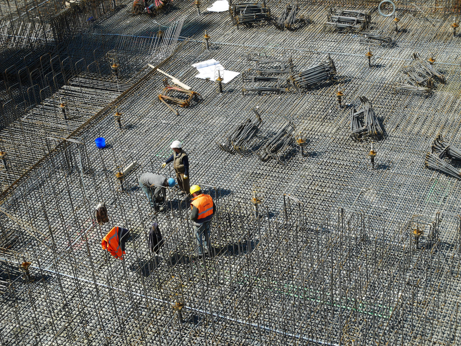 Construction Workers on a Site